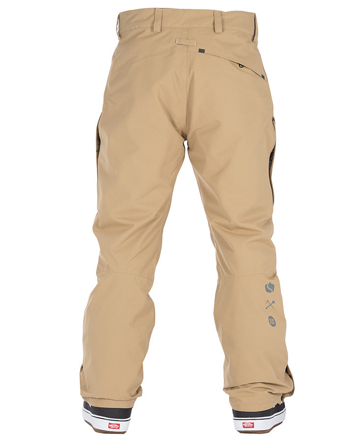 Bonfire Mens Surface Textured Pant - Desert - 2021 Men's Snow Pants - Trojan Wake Ski Snow