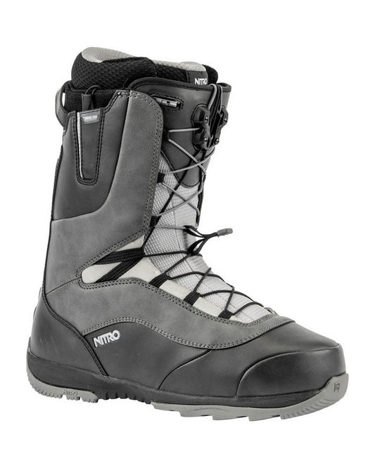 Nitro Venture TLS - Black/Charcoal Men's Snowboard Boots - Trojan Wake Ski Snow