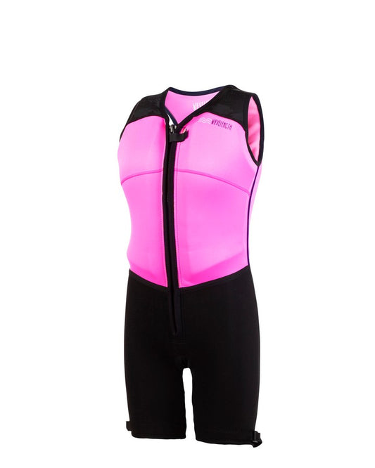 Wavelength Womens Buoyancy Suit - Paradise Pink - 2022 Buoyancy Suits - Womens - Trojan Wake Ski Snow