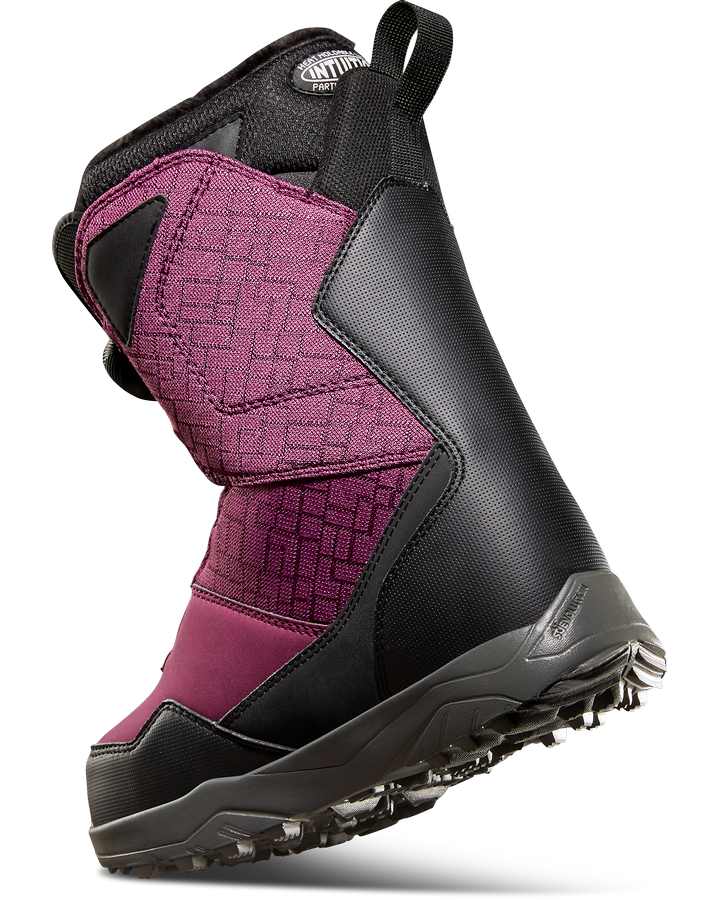 Thirtytwo Shifty Boa Womens Snowboard Boots - Black/Purple - 2023 Snowboard Boots - Womens - Trojan Wake Ski Snow