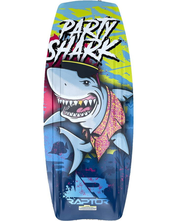 Raptor Party Shark Kneeboard - 2023 Kneeboards - Fibreglass - Trojan Wake Ski Snow
