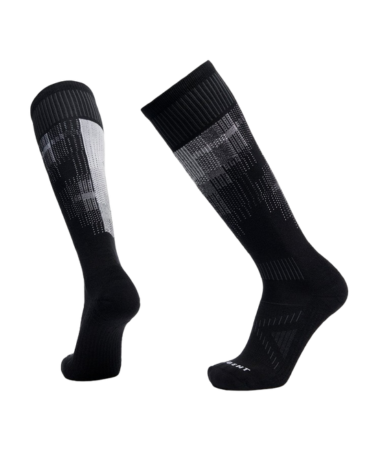 Le Bent Pixel Light Snow Socks - Mono - 2023 Socks - Trojan Wake Ski Snow