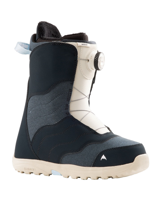 Burton Women's Mint BOA Snowboard Boots - Blues - 2022 Women's Snowboard Boots - Trojan Wake Ski Snow