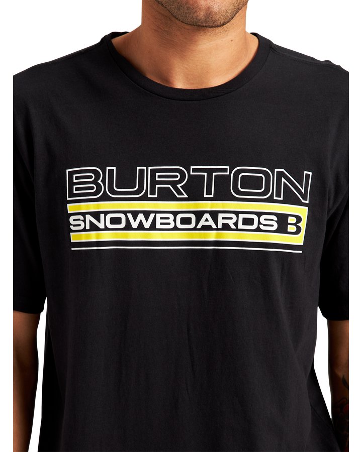Burton Hiddenmeadow Short Sleeve T-Shirt - True Black - 2022 T-Shirts - Trojan Wake Ski Snow