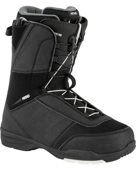 Nitro Vagabond TLS Snowboard Boots - Black - 2022 Snowboard Boots - Mens - Trojan Wake Ski Snow