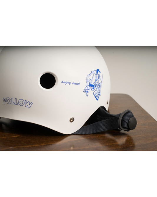 Follow Pro Helmet - White - 2022 Wakeboard Helmets - Trojan Wake Ski Snow