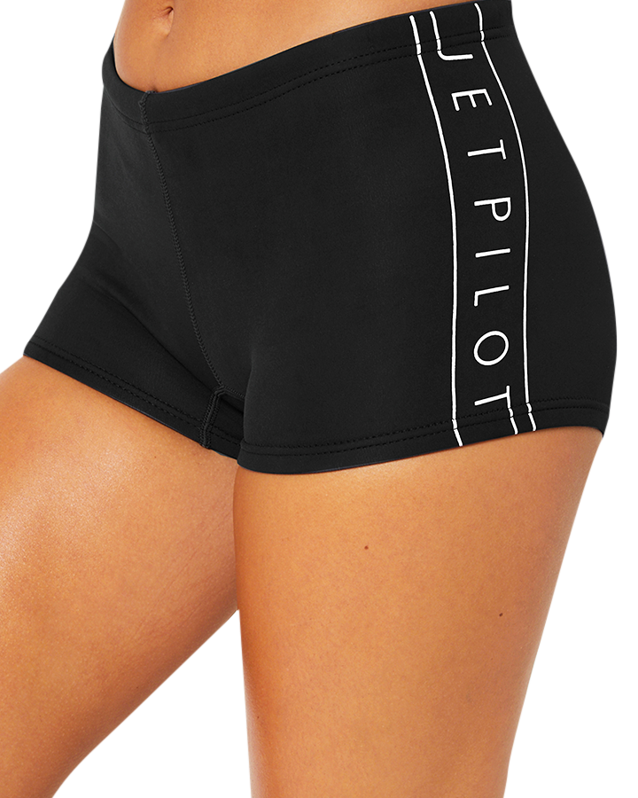 Jetpilot Cause 2.5" Ladies Neo Short - Black - 2023 Wetsuit Shorts - Womens - Trojan Wake Ski Snow