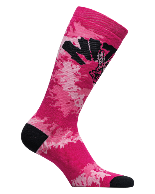 Nitro Youth Girl Cloud 3 Socks - Pink - 2023 Socks - Trojan Wake Ski Snow