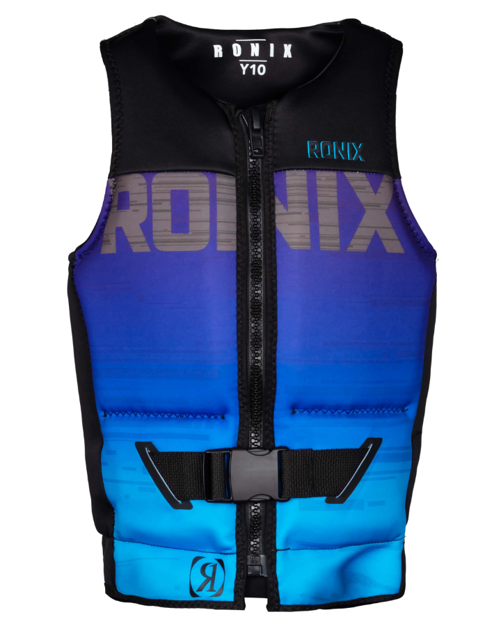 Ronix Megacorp L50s Teen Jacket - Ocean - 2023 Life Jackets - Kids - Trojan Wake Ski Snow