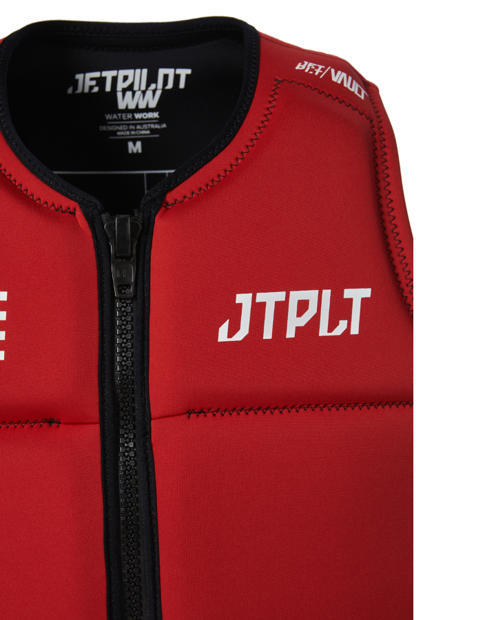 Jetpilot RX Vault Mens F/E Neo Vest - Red/Black/Camo - 2023 Life Jackets - Mens - Trojan Wake Ski Snow