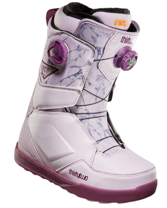 Thirtytwo Lashed Double Boa Womens Snowboard Boots - Lavender - 2023 Women's Snowboard Boots - Trojan Wake Ski Snow