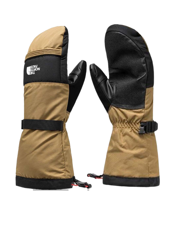 The North Face Men's Montana Ski Mittens - Utility Brown - 2023 Men's Snow Gloves & Mittens - Trojan Wake Ski Snow