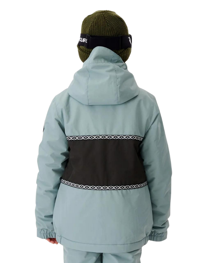 Rip Curl Olly Snow Jacket Kids - Mineral Blue - 2023 Kids' Snow Jackets - Trojan Wake Ski Snow