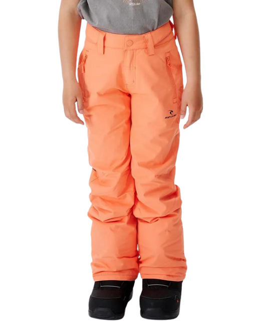Rip Curl Olly Snow Pants Kids 10K  - Salmon  - 2023 Kids' Snow Pants - Trojan Wake Ski Snow