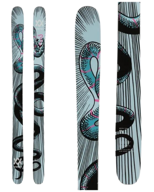 Volkl Revolt 104 Skis - 2024 Snow Skis - Mens - Trojan Wake Ski Snow