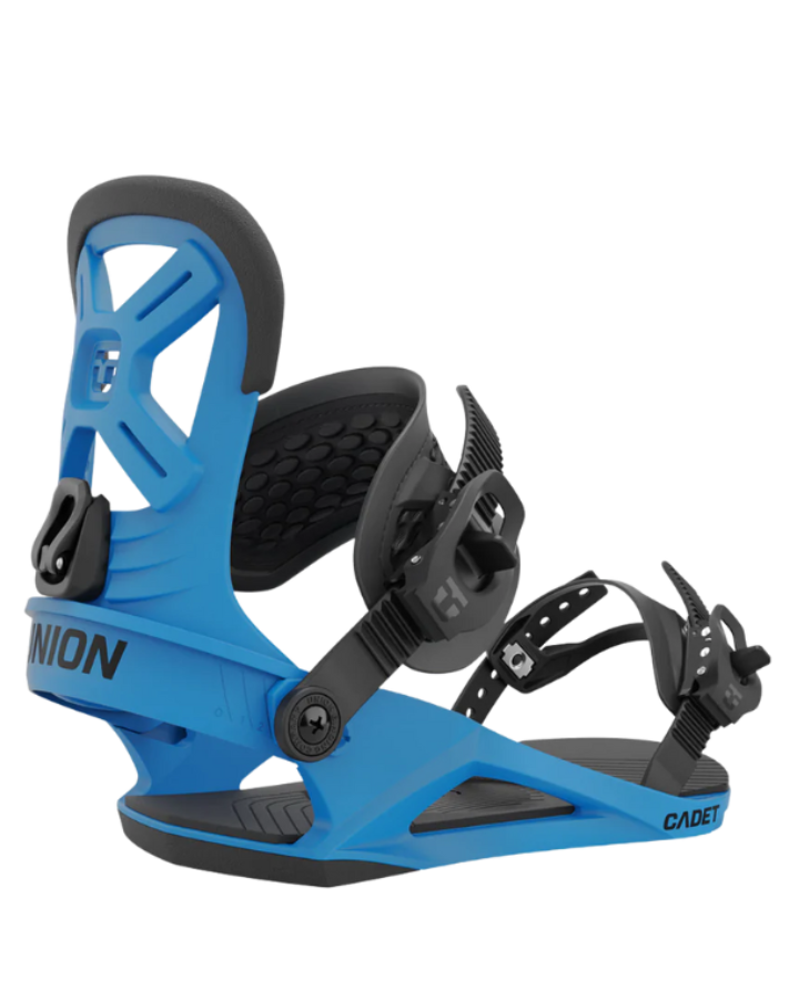 Union Cadet Snowboard Bindings - Hyper Blue - 2023 Snowboard Bindings - Mens - Trojan Wake Ski Snow