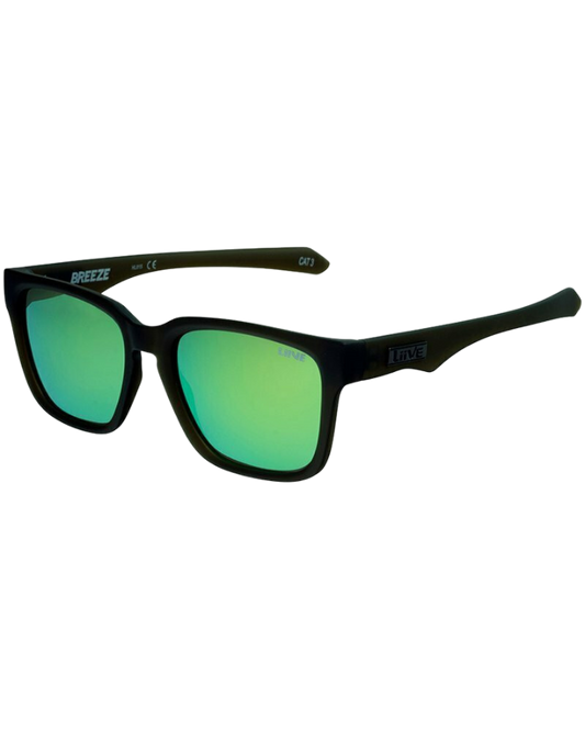 Liive Breeze Sunglasses - Mirror Polar Matt Beer Sunglasses - Trojan Wake Ski Snow