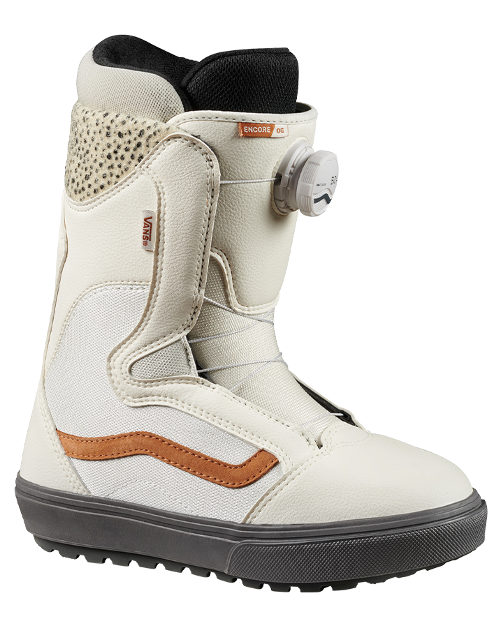 Vans Encore OG Women's Snowboard Boots - Marshmallow / Pewter - 2023 Women's Snowboard Boots - Trojan Wake Ski Snow