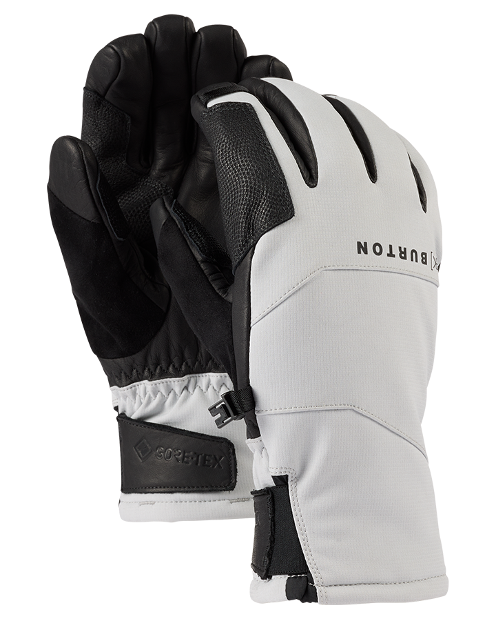 Burton [ak]® Clutch Gore-Tex Gloves - Gray Cloud - 2023 Men's Snow Gloves & Mittens - Trojan Wake Ski Snow