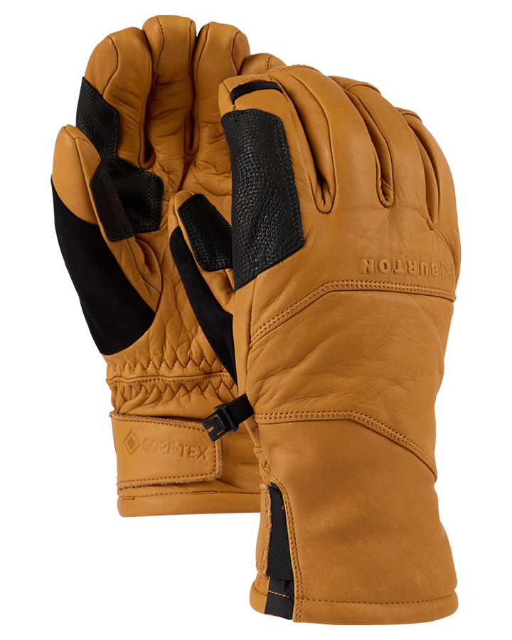 Burton [ak]® Clutch Gore-Tex Leather Gloves - Honey - 2023 Men's Snow Gloves & Mittens - Trojan Wake Ski Snow