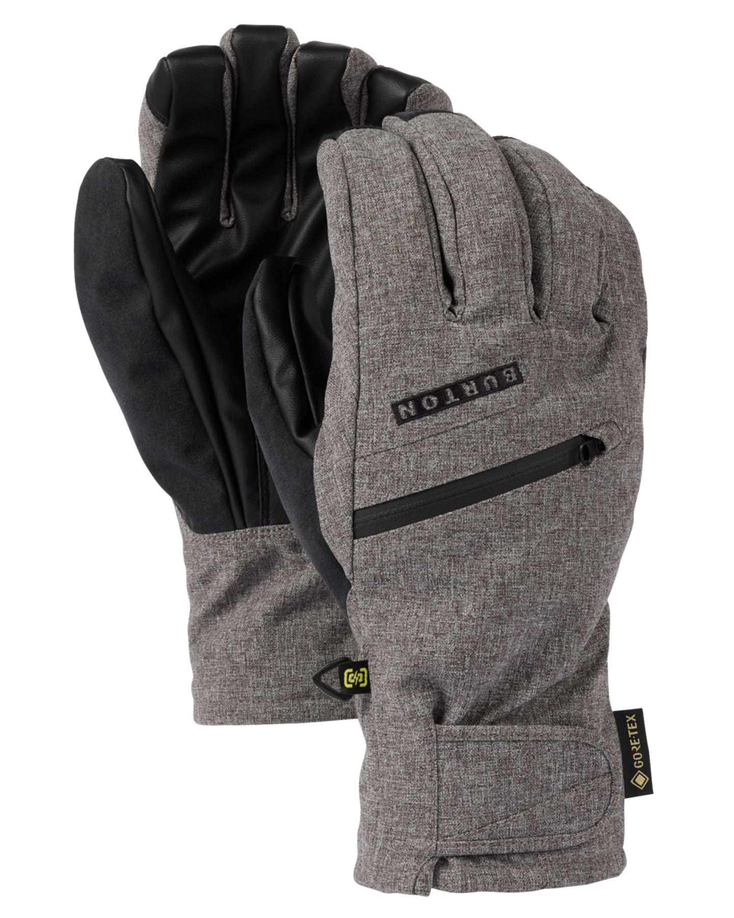 Burton Men's Gore-Tex Under Snow Gloves - Gray Heather Men's Snow Gloves & Mittens - Trojan Wake Ski Snow