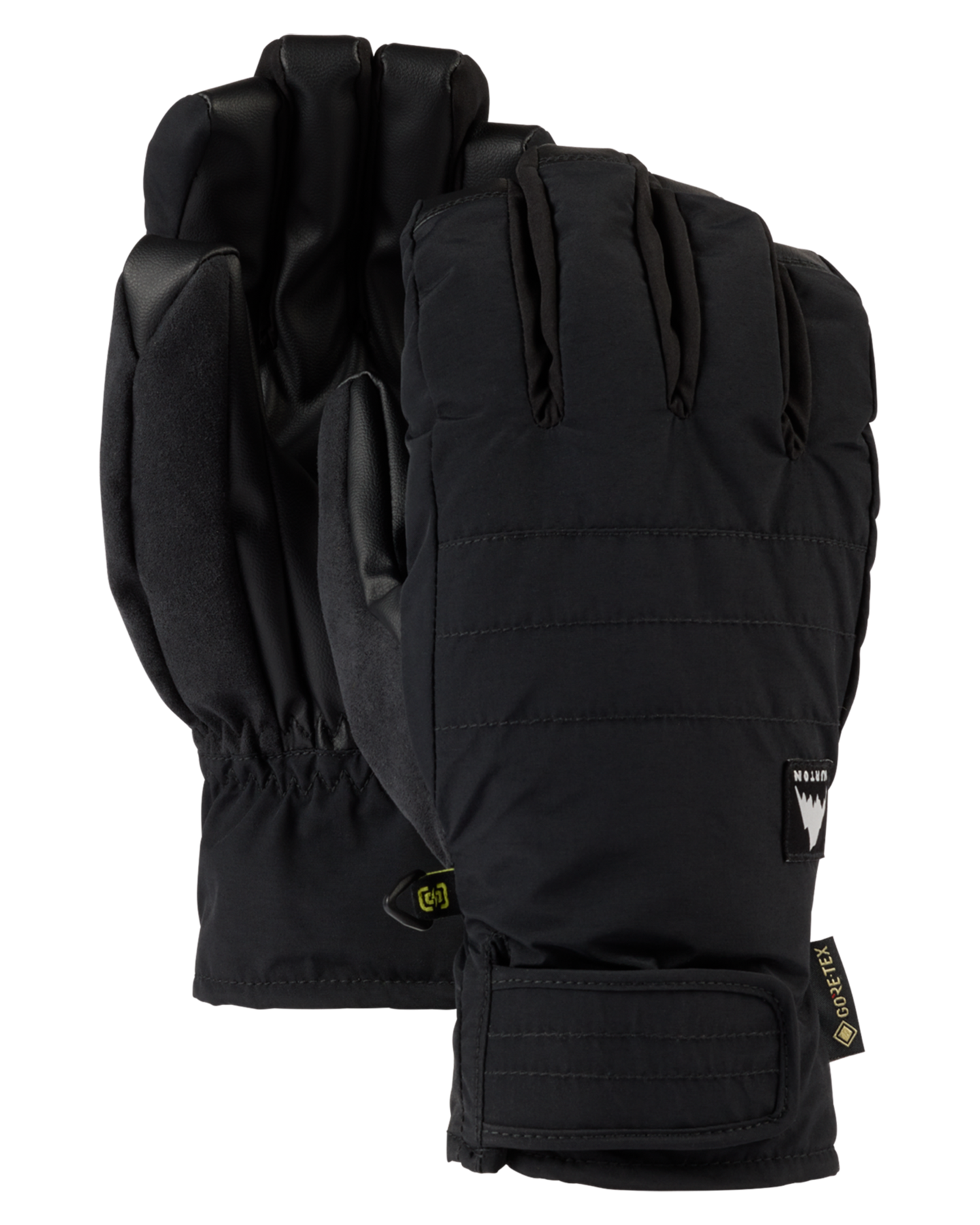 Burton Men's Reverb Gore‑Tex Snow Gloves - True Black Men's Snow Gloves & Mittens - Trojan Wake Ski Snow
