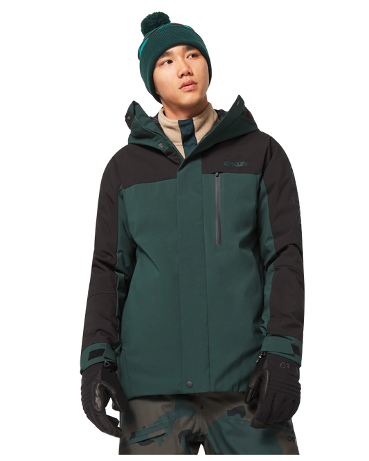 Oakley Tnp Tbt Insulated Jacket - Hunter Green/Blackout Men's Snow Jackets - Trojan Wake Ski Snow