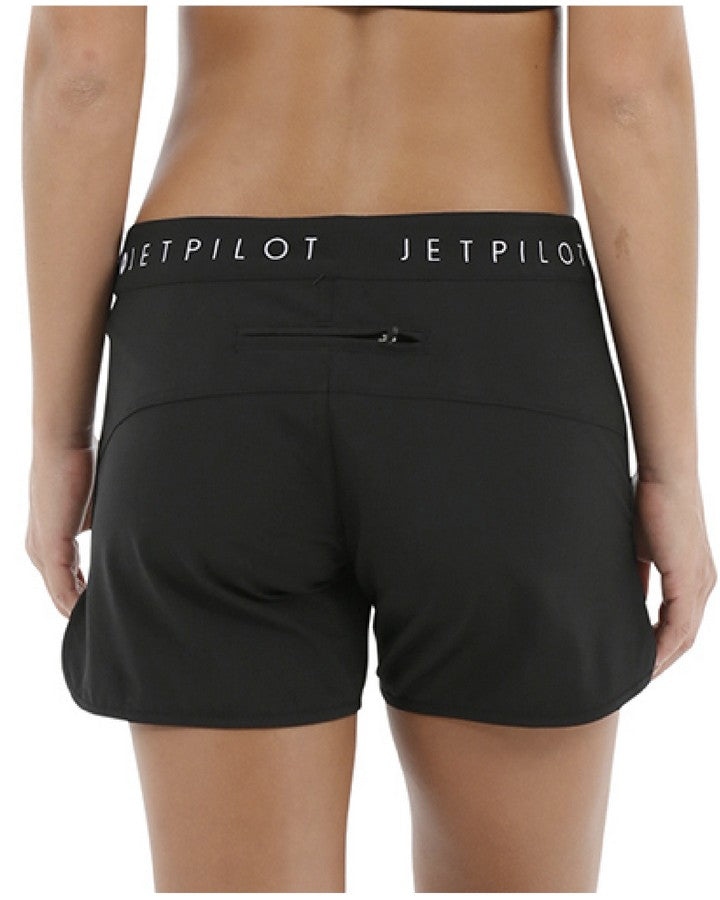 Jetpilot Corp 5" Ladies Rideshort - Black - 2021 Rideshorts - Womens - Trojan Wake Ski Snow