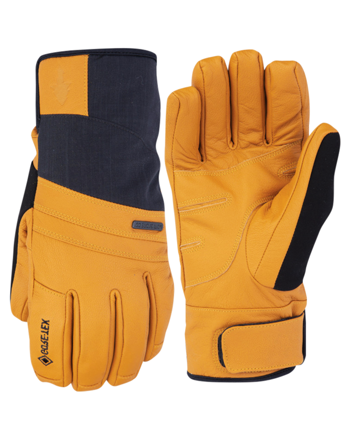 POW Royal GTX Glove + ACTIVE - Buckhorn Brown - 2023 Men's Snow Gloves & Mittens - Trojan Wake Ski Snow