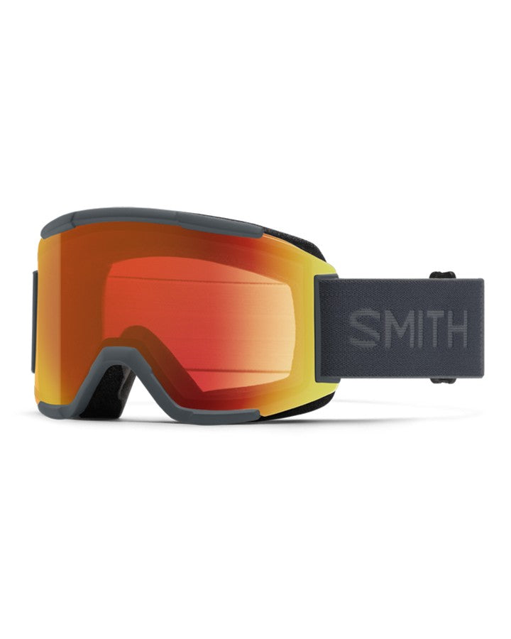 Smith Squad Snow Goggles - Slate / ChromaPop Everyday Red Mirror - 2023 Snow Goggles - Mens - Trojan Wake Ski Snow