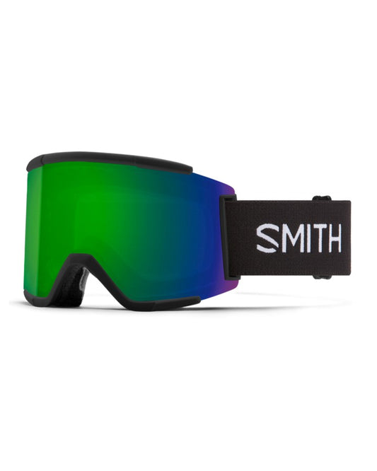 Smith Squad XL Snow Goggles - Black / ChromaPop Sun Green Mirror - 2023 Snow Goggles - Mens - Trojan Wake Ski Snow