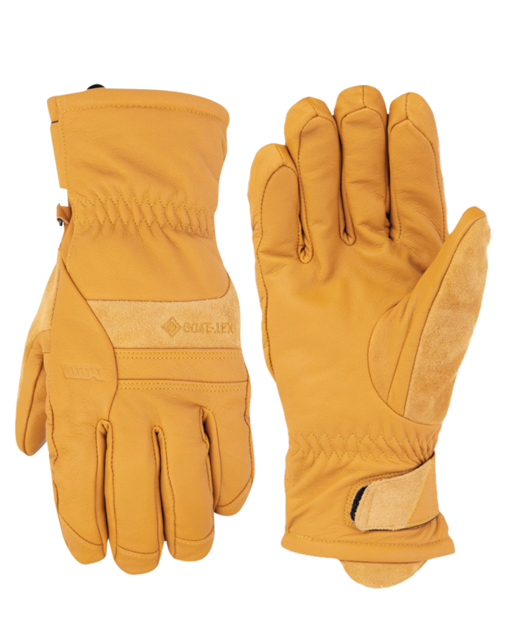 POW Stealth GTX Glove +WARM - Buckhorn Brown - 2023 Men's Snow Gloves & Mittens - Trojan Wake Ski Snow