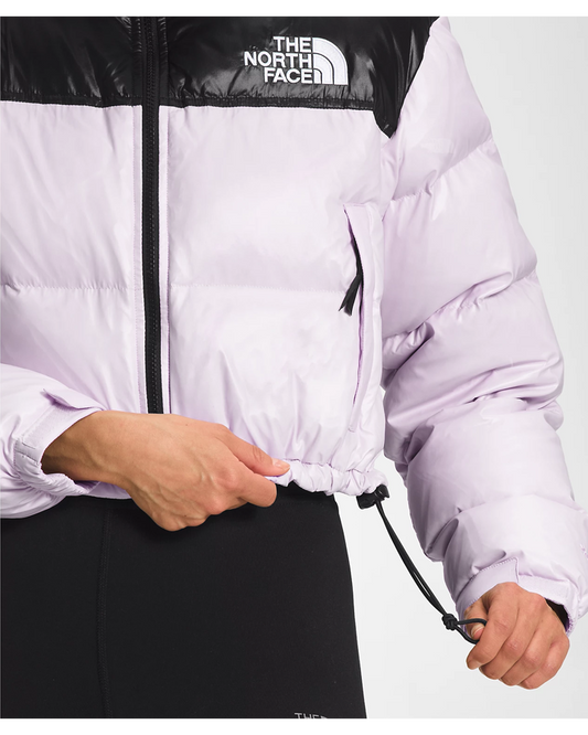 The North Face Women's Nuptse Short Jacket - Lavender Fog Jackets - Trojan Wake Ski Snow