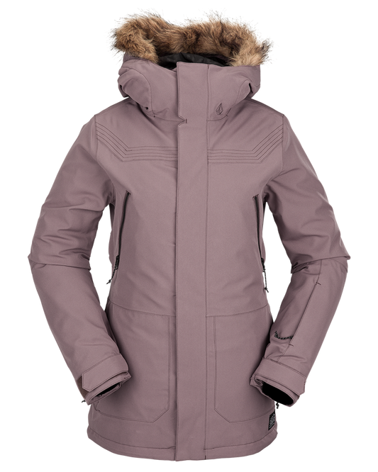 Volcom Shadow Ins Womens Jacket - Rosewood - 2023 Women's Snow Jackets - Trojan Wake Ski Snow
